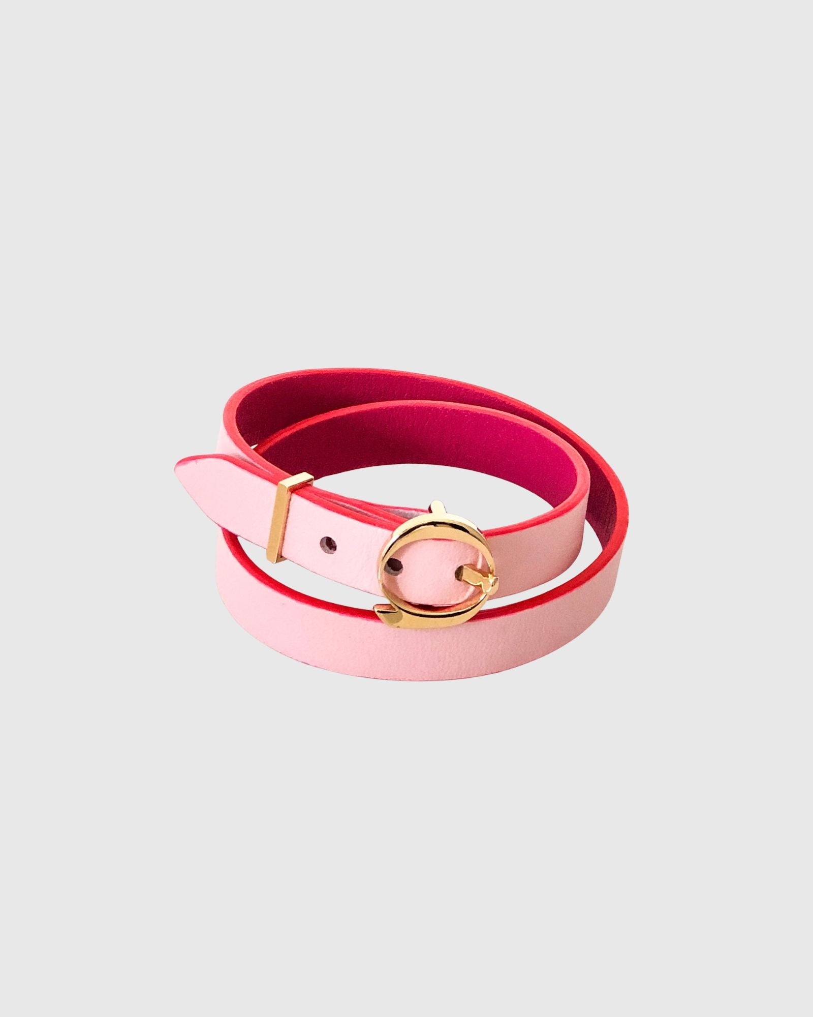 Duo Twist Bracelet Pink/Fuchsia