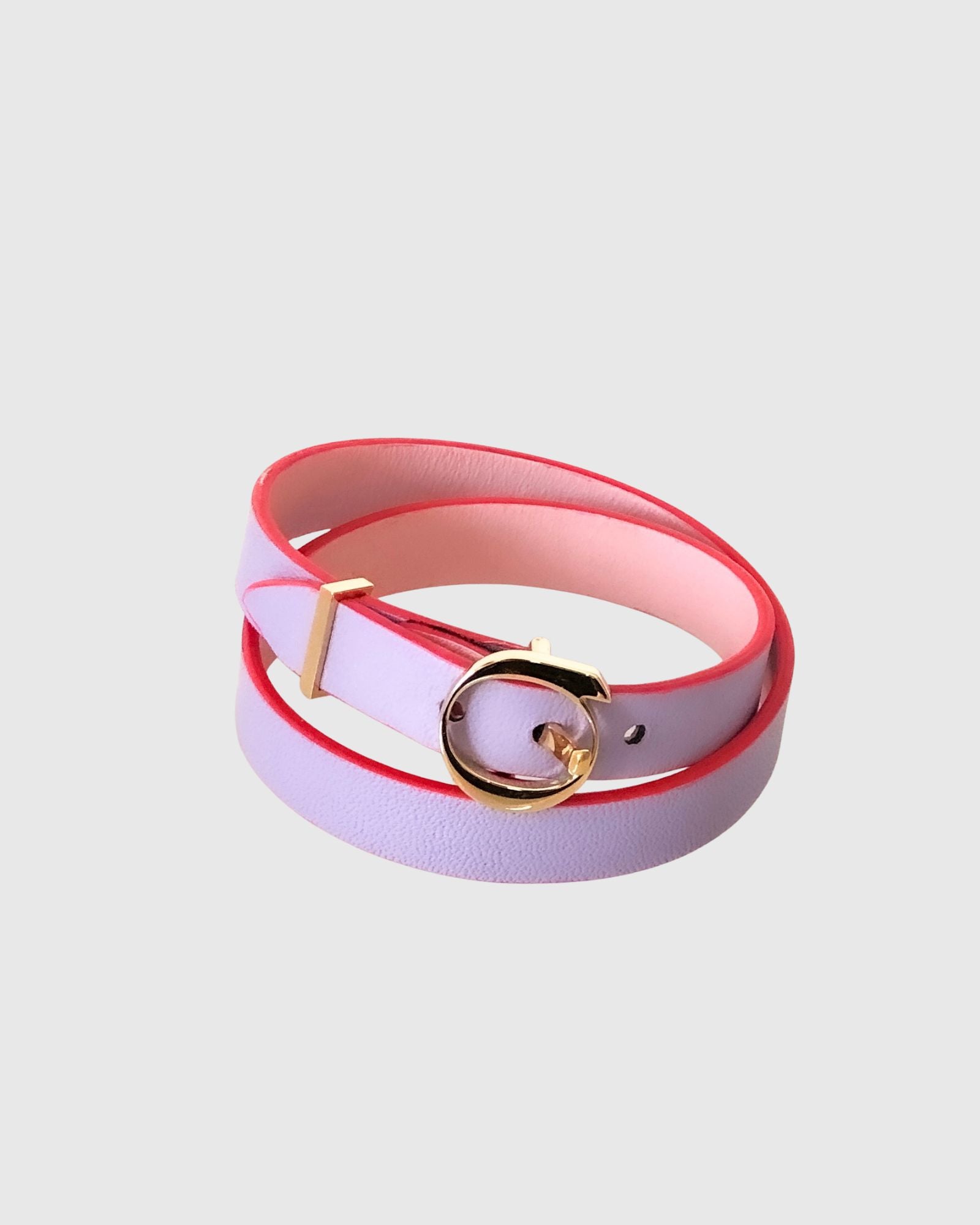 Duo Twist Bracelet Lila/Pink
