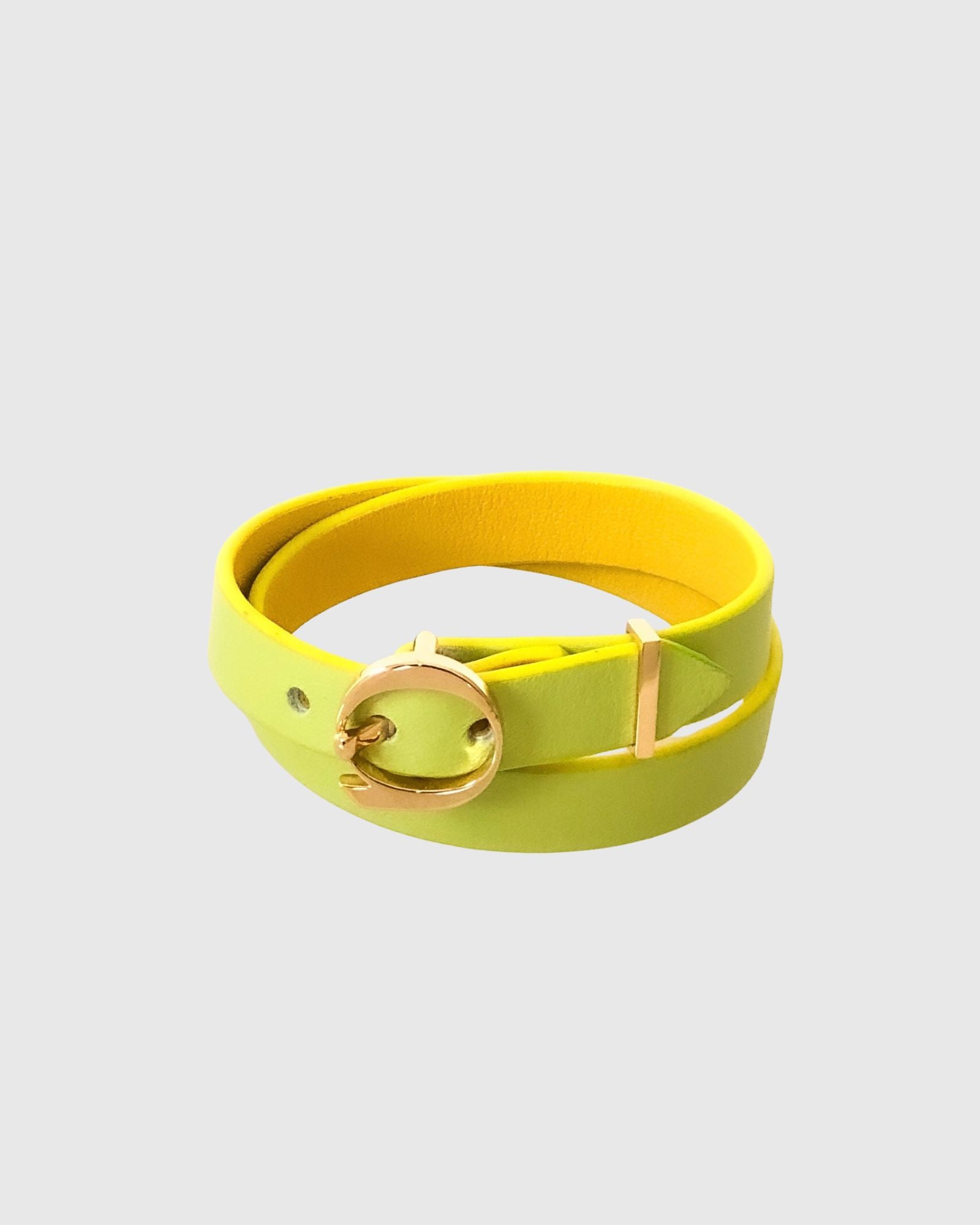 Duo Twist Bracelet Yellow/Lime