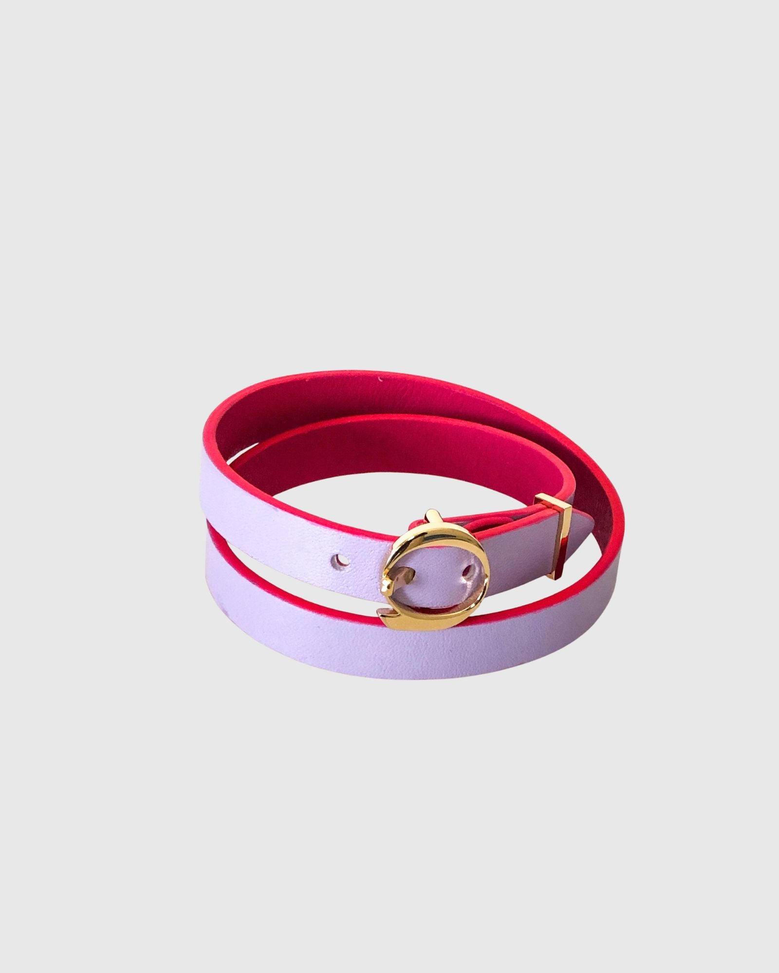 Duo Twist Bracelet Lila/Fuchsia