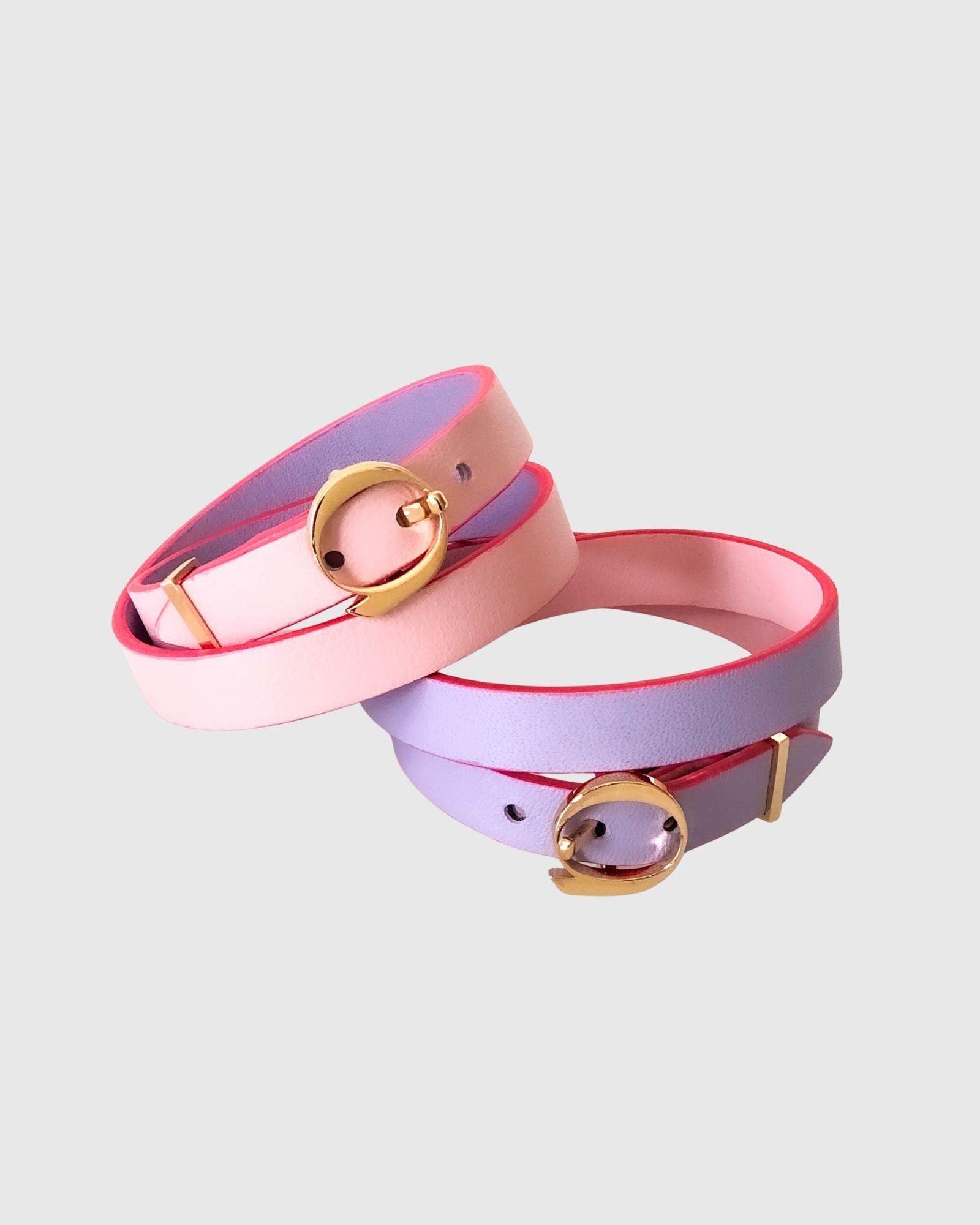 Duo Twist armband lila roze Amante Antwerp